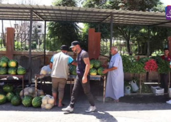 من سوق مدينة القاملشي بريف الحسكة