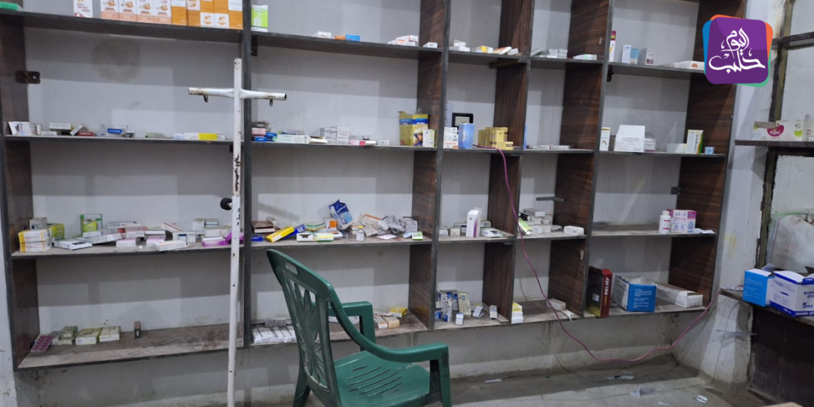 إحدى الصيدليات في ريف دير الزور