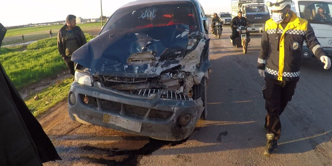 حوادث السير شمال غرب سوريا