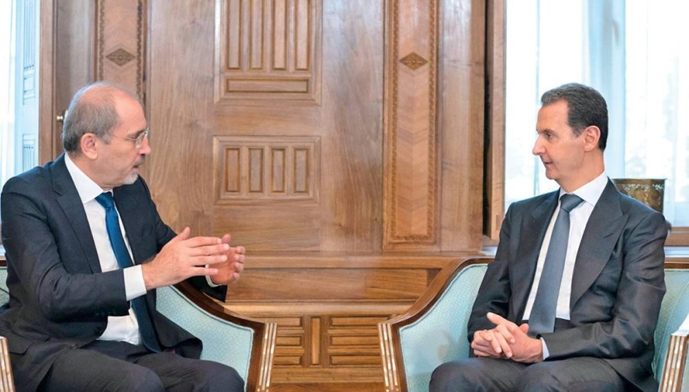 خاص | إسقاط مسيرة في أجواء الأردن بعد زيارة الصفدي لدمشق.. هل وصلت الرسالة للأسد؟