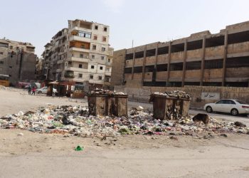 صورة أرشيفية من أحياء حلب الشرقية