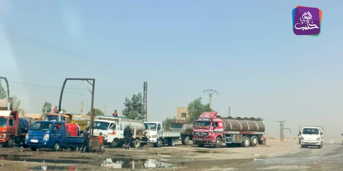 صهاريج مياه في دير الزور