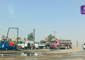 صهاريج مياه في دير الزور