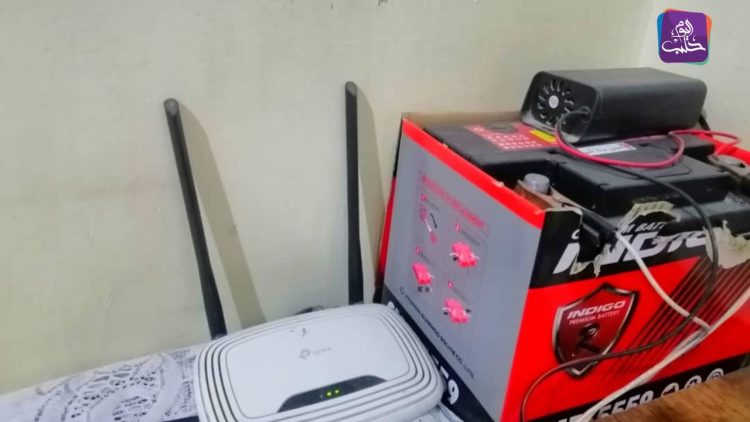 راوتر في أحد منازل دير الزور