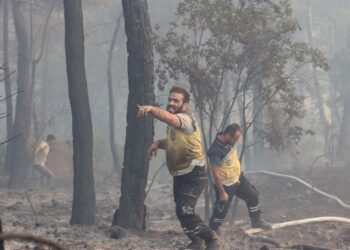 الطقس يعيق جهود الدفاع المدني في إخماد الحرائق