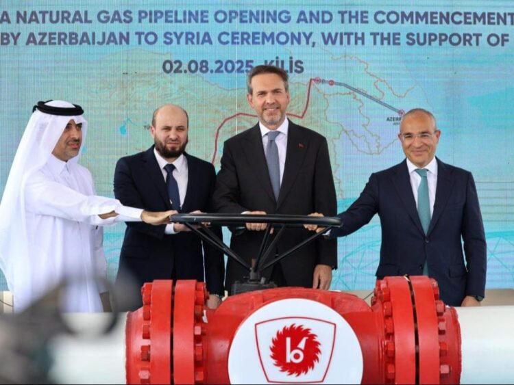 وزير الطاقة السوري يفتتح خط الغاز الأذربيجاني.. ماذا بعد؟