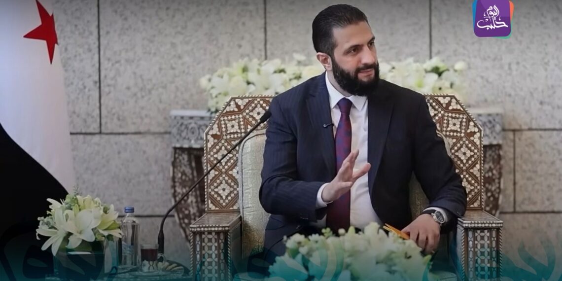 الرئيس الشرع: تفاجأتُ بوجود عقوبات مفروضة على سوريا قبل أن أُُخلق، ونركّز على التنمية الاقتصادية للبلاد وفتح صفحة جديدة مع لبنان