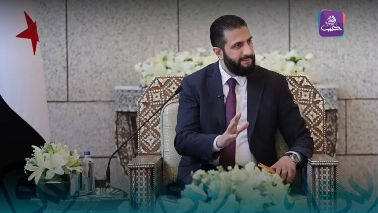 الرئيس الشرع: تفاجأتُ بوجود عقوبات مفروضة على سوريا قبل أن أُُخلق، ونركّز على التنمية الاقتصادية للبلاد وفتح صفحة جديدة مع لبنان