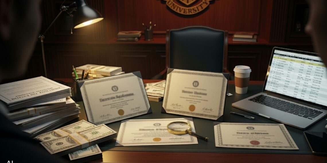 شهادات مزورة في جامعة سورية خاصة