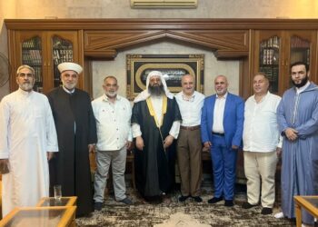 مفتي حلب يستقبل وفدًا من علماء لبنان ويبحث معهم العلاقات الأخوية بين البلدين