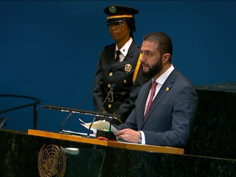 الرئيس الشرع في خطابه التاريخي بنيويورك: “وقل جاء الحق وزهق الباطل”