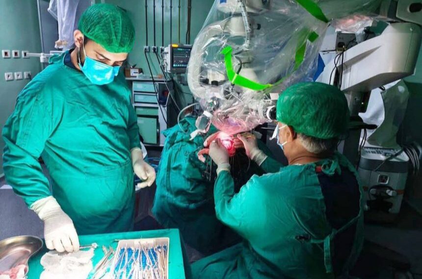 إجراء أول عملية استئصال ورم سحائي في المشفى الجامعي بحمص بنجاح