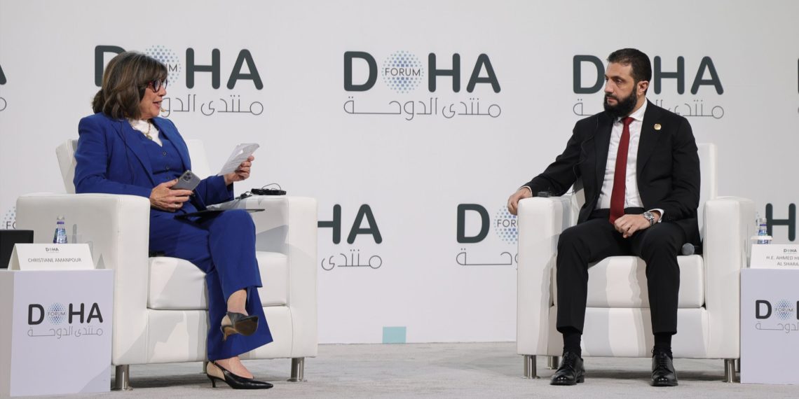 الرئيس الشرع من منتدى الدوحة.. سوريا تخوض مفاوضات مع إسرائيل للانسحاب لما قبل 8 كانون الأول