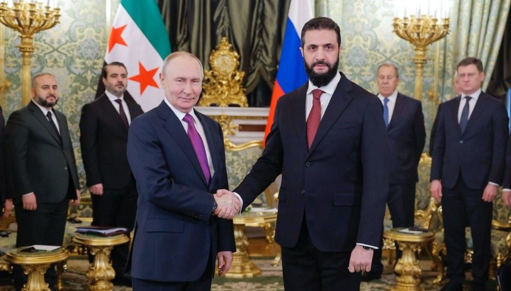 الشرع يختتم زيارته الثانية لموسكو