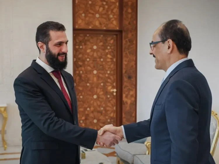 الرئيس الشرع يستقبل رئيس جهاز الاستخبارات التركي في دمشق