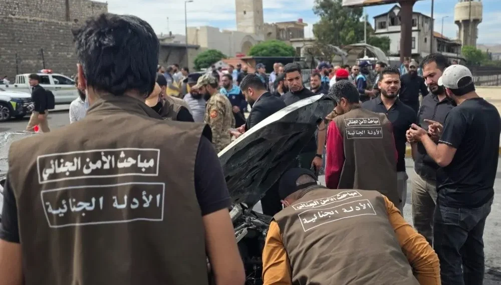 وحدات الأمن تنتشر في محيط منطقة باب شرقي عقب تفجير بالعاصمة دمشق