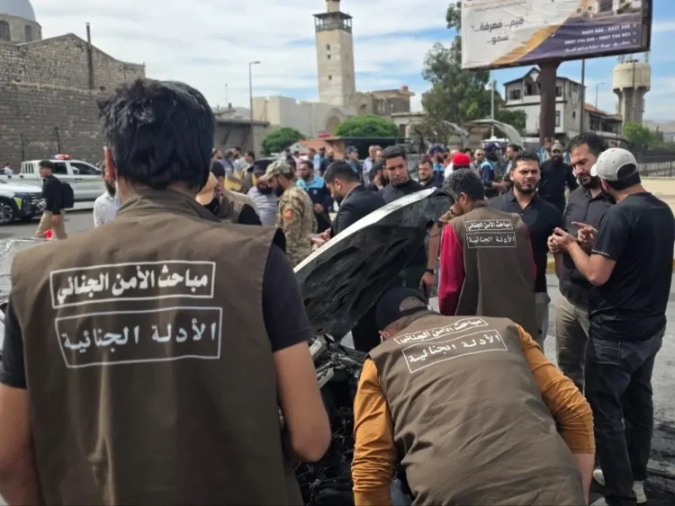 وحدات الأمن تنتشر في محيط منطقة باب شرقي عقب تفجير بالعاصمة دمشق