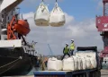 مرفأ طرطوس يصدّر أول باخرة كبريت ترانزيت من العراق