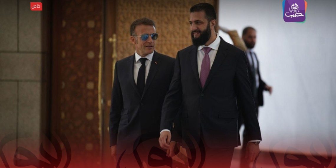 الرئيس الفرنسي يواصل زيارته في دمشق