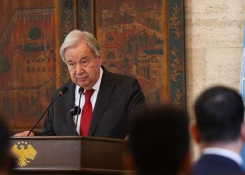 غوتيريش يعقد مؤتمرًا صحفيًا في ختام زيارته لدمشق