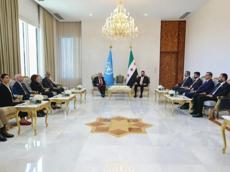 غوتيريش: الجولان أرض سورية وسوريا تدخل مرحلة التعافي والاستثمار