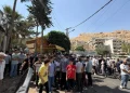 احتجاجات في عين منين على خلفية أزمة مياه