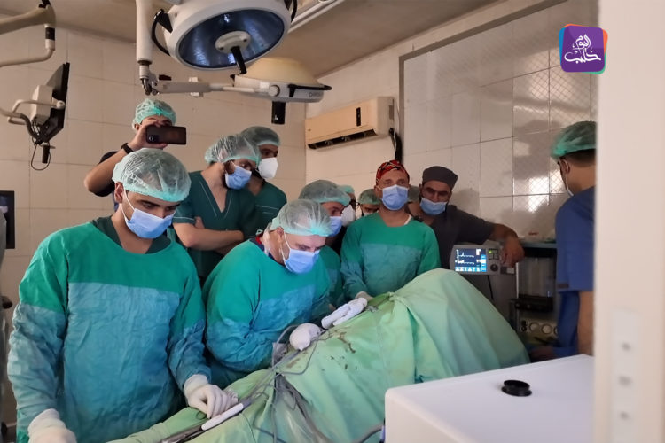 عملية جراحية نوعية في مشفى حلب الجامعي