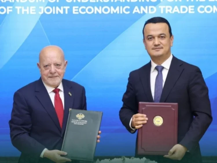 وزير الاقتصاد السوري يختم زيارته لأوزبكستان بتوقيع اتفاقية